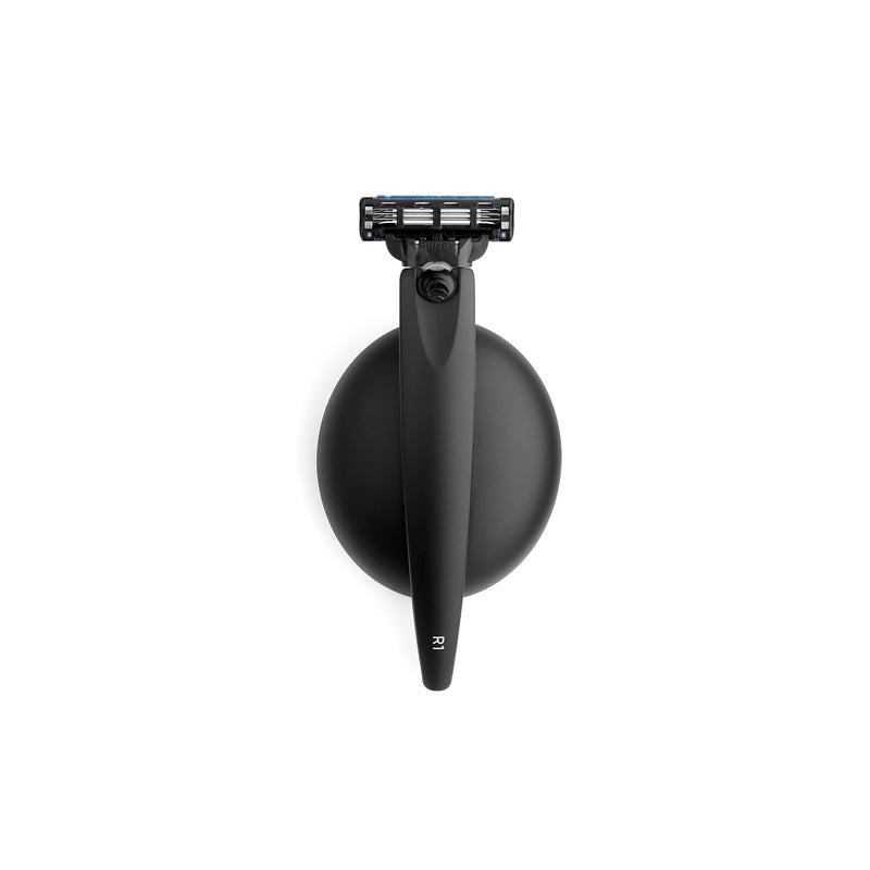 R1 Razor Matte Black and Stand - Gillette Mach3 Razor