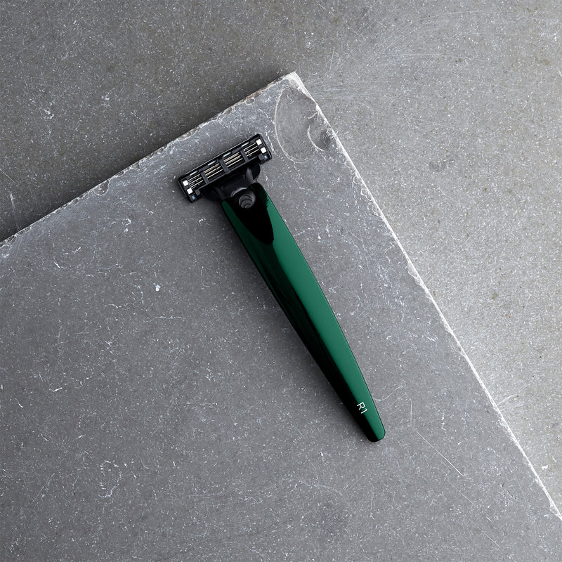 R1 British Racing Green Razor - Gillette Mach3