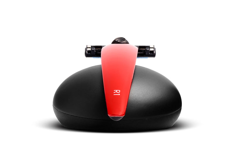 R1 Razor Monza Red and Stand - Gillette Mach3 Razor