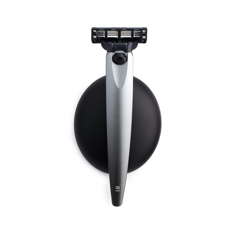 R1 Graphite Shaving Set with Stand - Gillette Mach3 Razor