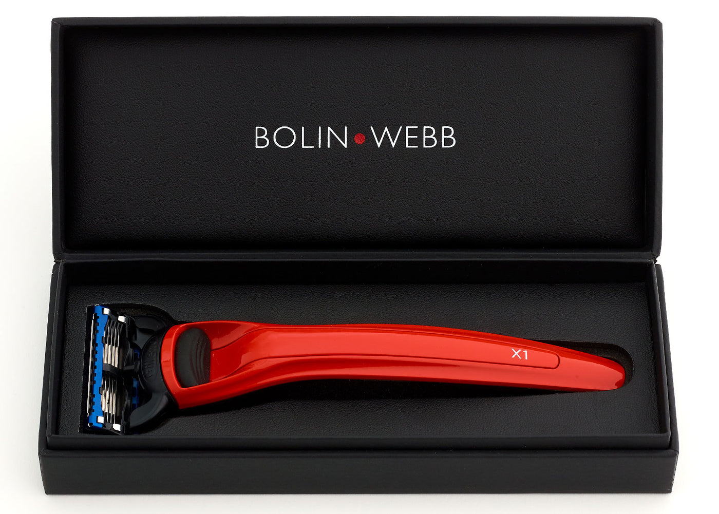 Red X1 Cooper Razor Fusion5 | Red Luxury Razor For Men