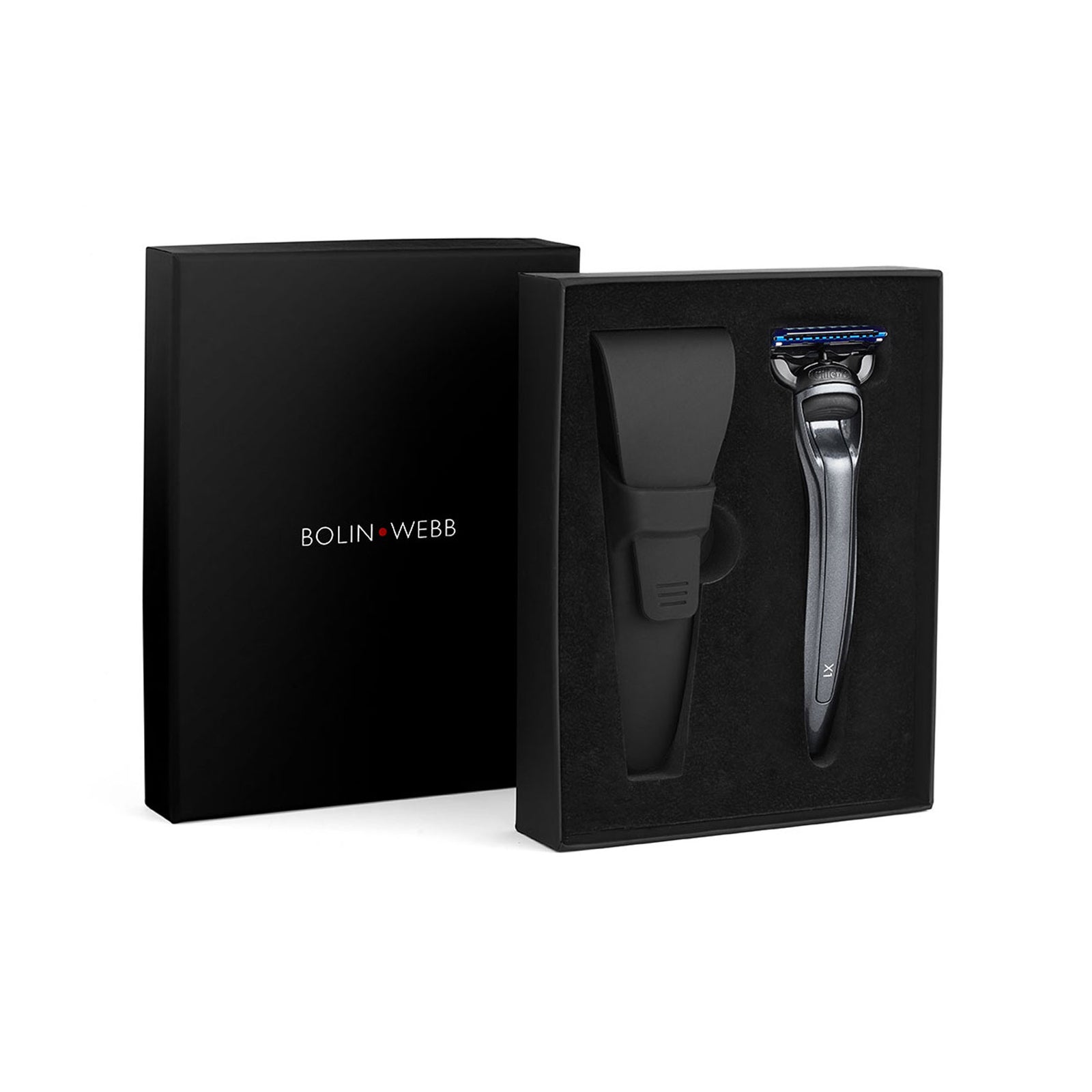 Eiger Grey Razor & Travel Case | Fusion5 Grey Premium Men's