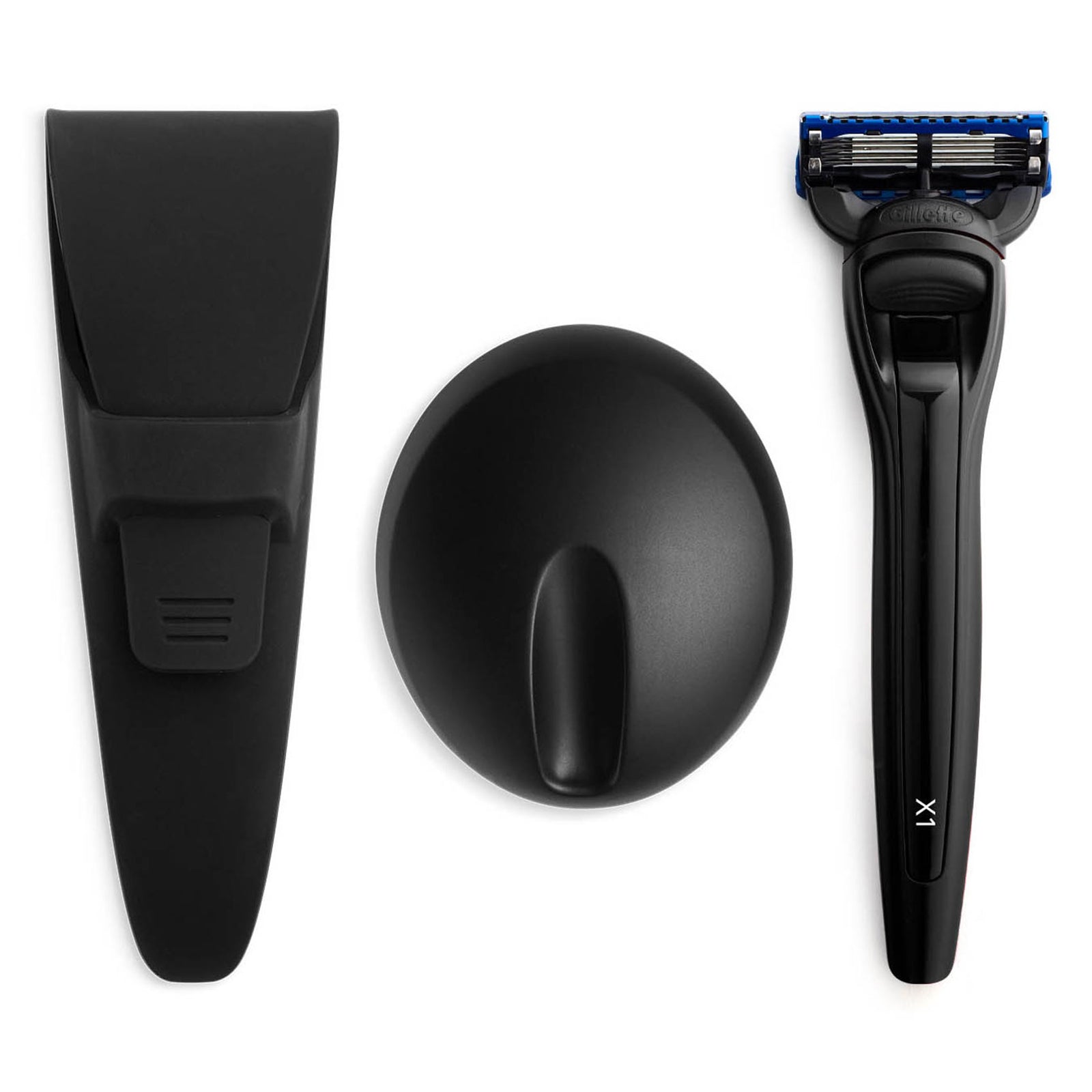 Black X1 Nero Razor Triple Set | Gillette Fusion5 Black Grooming Set